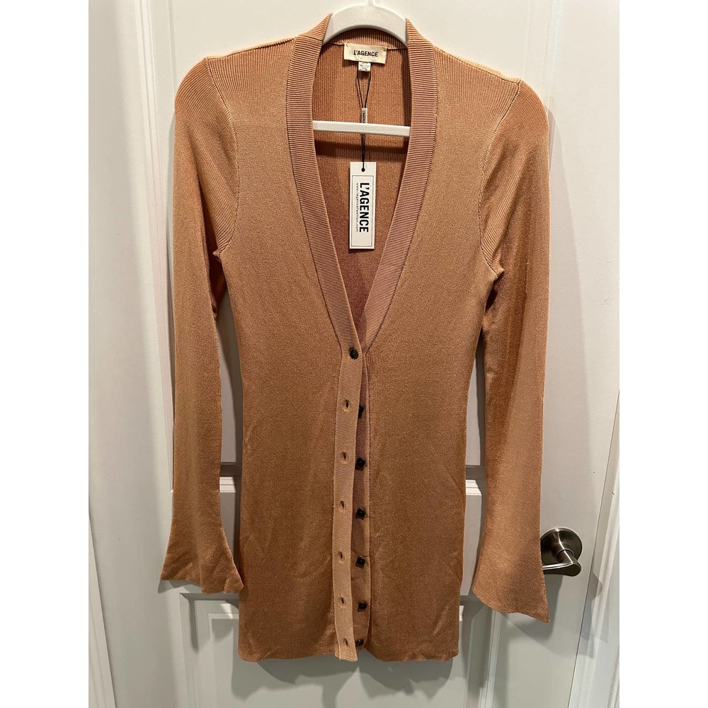 L'AGENCE Lucas Longline Cardigan - Picture 8 of 16